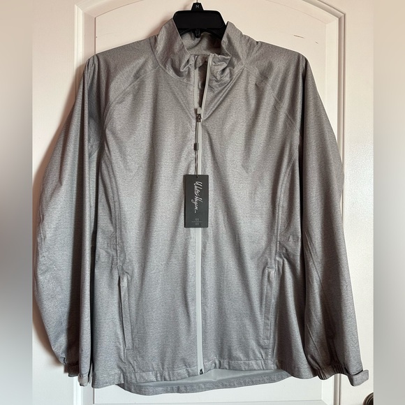 Walter Hagen Jackets & Blazers - Walter Hagen Light Heather Grey Rain Jacket